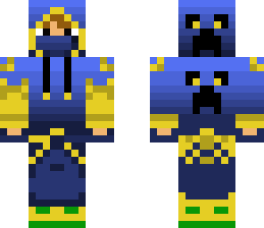 blue creeper hoodie