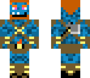 axe monster orange