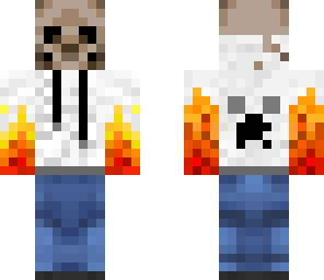 flaming skeleton teen