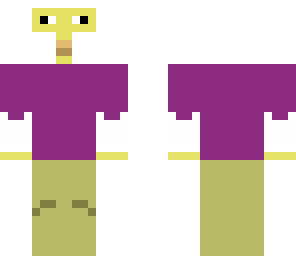 sheep in a purple shirt
