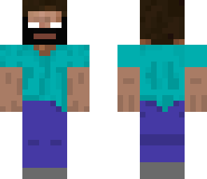 herobrine with beard