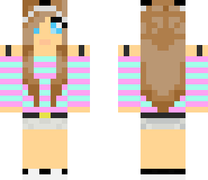 brown hair panda girl