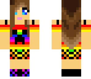 rainbow creeper girl