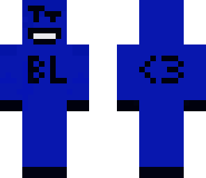 blue man