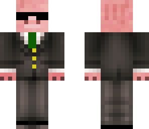 other piggie in a suit