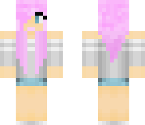 pink hair girl