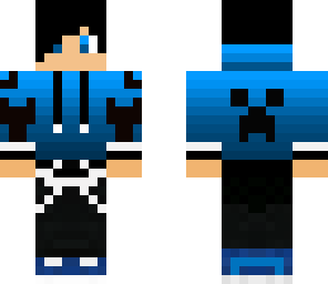cool blue teenager