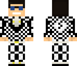black new minecraft style