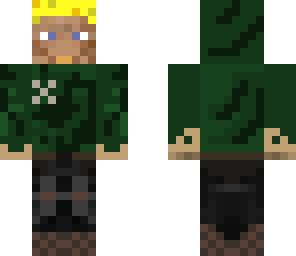 hombre polo verde