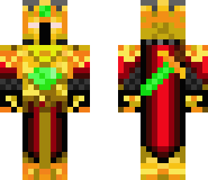 gold emarald red