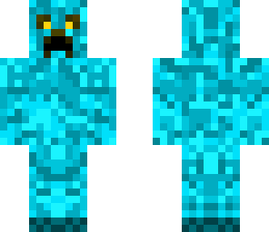 neon blue creeper