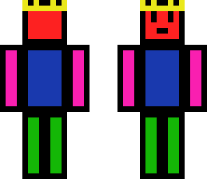 colour man white crown