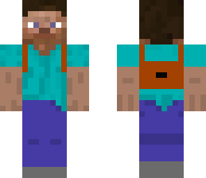 steve with a bagpack