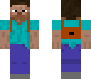 steve with a bagpack