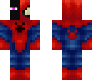 half ender man half spiderman