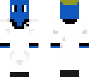 homem azul
