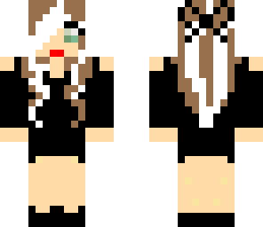 modified vampire girl with brown hair