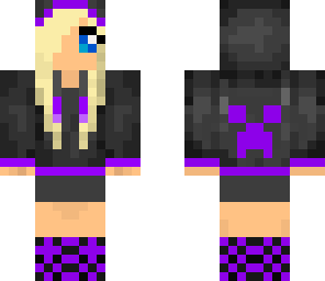 cool purple girl