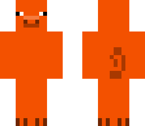 orange pig