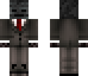 wither skeleton in a suit