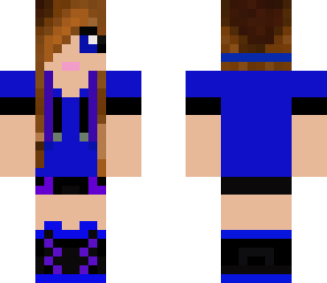 blue girl