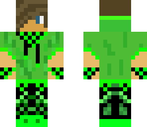 minecraft boy green