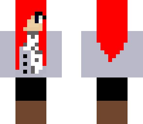 red winter girl