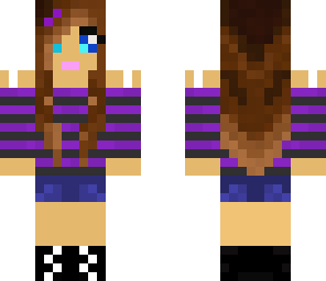 cute girl purple t