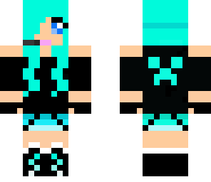 blue creeper girl