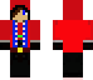 red hoodie