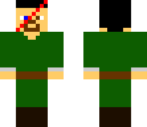 soldier with scratch