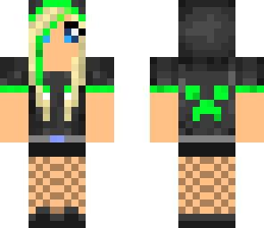 greenie emo girl
