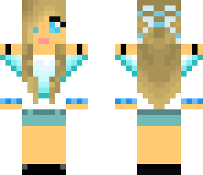 cute girl with blue t-shirt