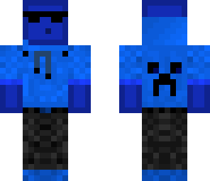 blue slime hoodie