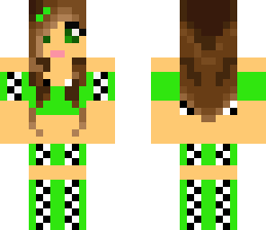 green racin' girl