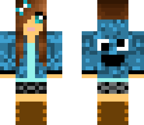 cookie monster girl edited 8d