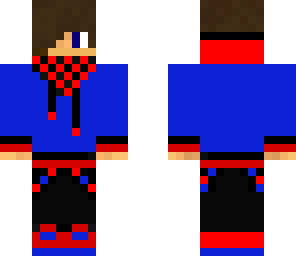red and blue guy