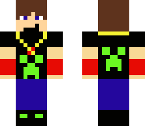 epic creeper teen with necklace