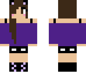 my purple mc skin self
