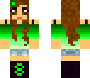green shirt girl