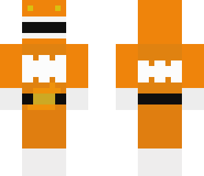the mightiy  orange power ranger
