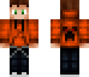 orange hoodie