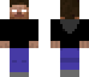 herobrine in a hoodie two
