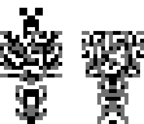 black n white creeper
