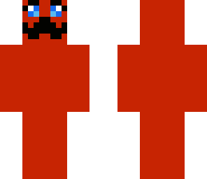 cute  moustache man - red