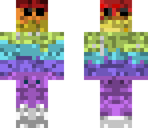 rainbow person