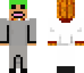 guy with green hair