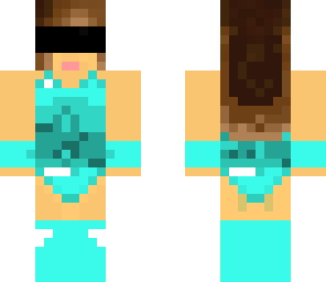 diamond swimsuit with goggles