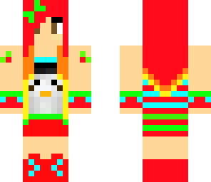 christmas penguin girl edited