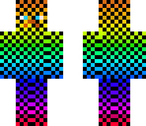 mustach rainbow cube